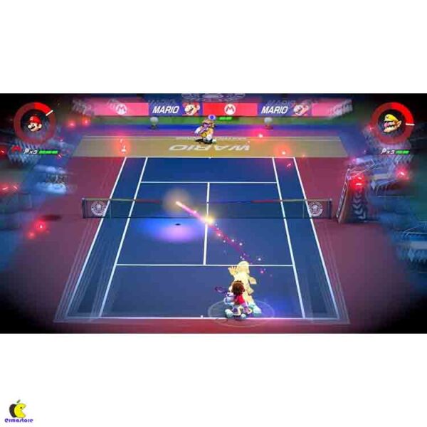 عکس های از بازی Mario Tennis aces روی زمین تنیس